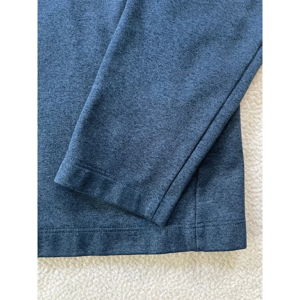 The North Face Mens Medium Quarter Zip Fleece Pullover Blue Heather A2VE5HKW